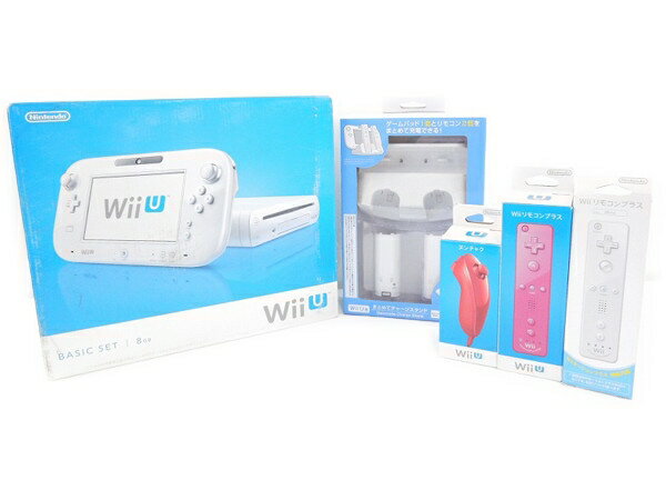 【中古】Nintendo 任天堂 Wii U WUP-001 ベーシックセット 8GB ゲーム S2447446