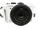 【中古】Panasonic パナソニック LUMIX DMC-GF1-W カメラ ミラーレス一眼 ボディ ホワイト レンズ G 20mm F1.7 ASPH. レンズキット T2344744