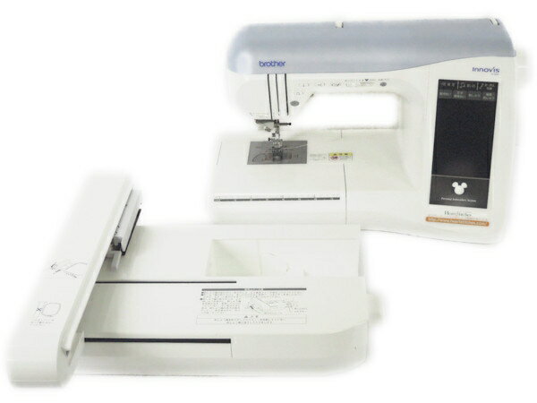 【中古】 brother innovis D300 EMS80 コンピューター ミシン 専用刺繍機付き 裁縫 Y2709985