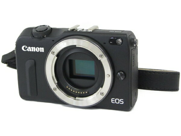 【中古】 Canon キャノン EOS M2 カメラ ミラーレス一眼 ボディ ブラック系 N3888696