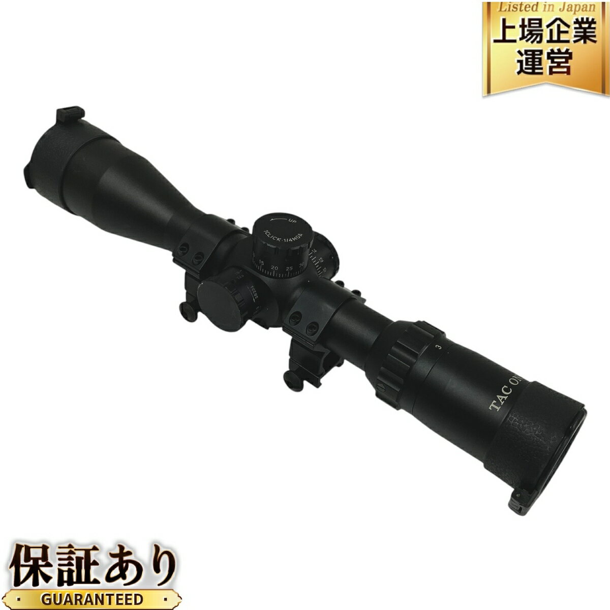 【中古】 NOVEL ARMS TAC ONE 3-12x44 スコープ マウントリング付き ノーベルアームズ サバゲー エアガン パーツ 中古 T9619221
