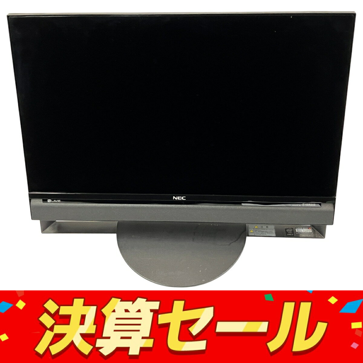 【中古】 NEC LAVIE Desk All-in-one DA770/BAB PC-DA770BAB 一体型 PC i7 5500U 8GB HDD 3TB 23.8インチ FHD Windows 10 Home 中古 良好 T10084128