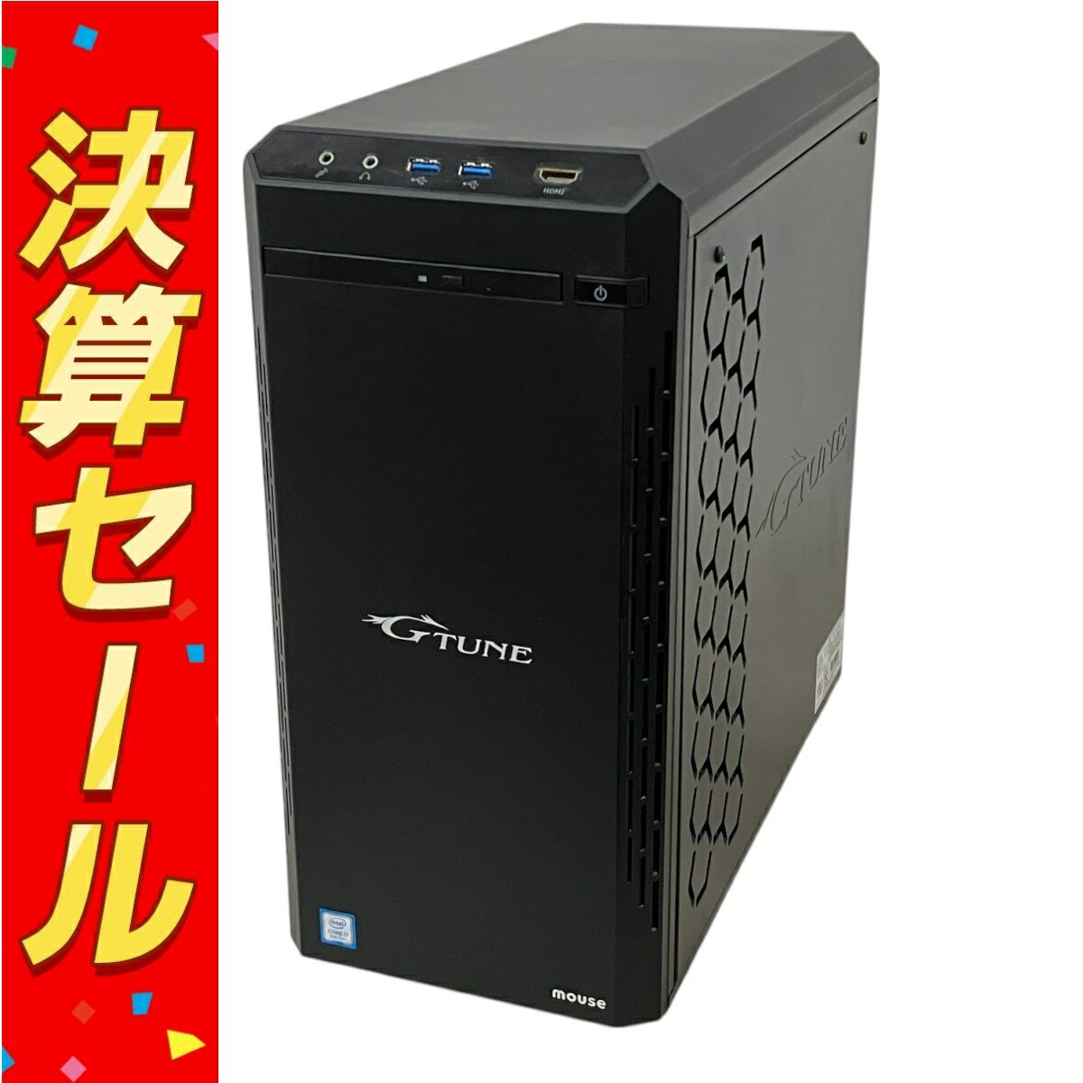 【中古】 Mouse NEXTGEAR-MICRO NG-im620GA1-SP デスクトップ パソコン i7-9700K 16GB HDD 1TB SSD 512GB RTX 2070 win11 中古 M10103829