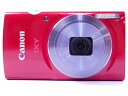 美品【中古】Canon IXY 160 デジタル カメラ レッド ケース 付 N1702430
