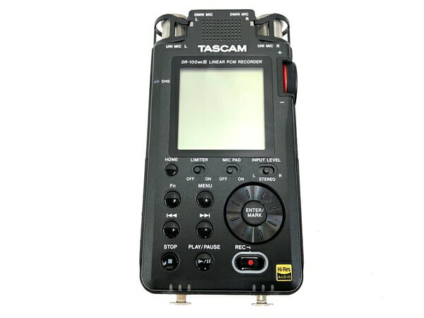 【中古】 TASCAM タスカム DR-100 MkIII リニアPCM ハンディ レコーダー T8651264