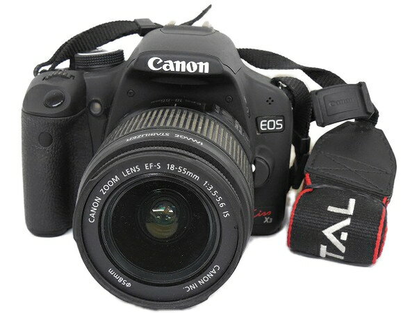 【中古】Canon EOS Kiss X3 18-55 デジタル 一眼カメラ レンズ キット T2419072