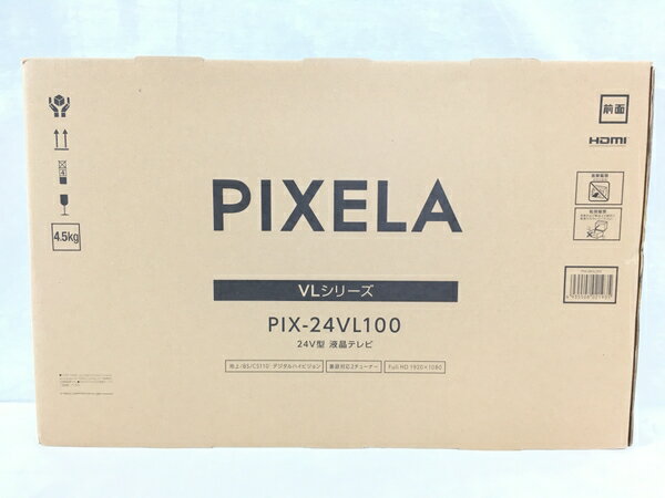 未使用 【中古】 PIXELA PIX-24VL100 24V型液晶テレビ 24インチ ピクセラ S3933041