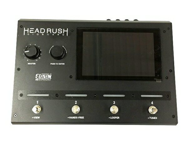 【中古】 HEADRUSH ヘッドラッシュ Gigboard アンプモデリングプロセッサー マルチエフェクター ギター 音響 T5058839