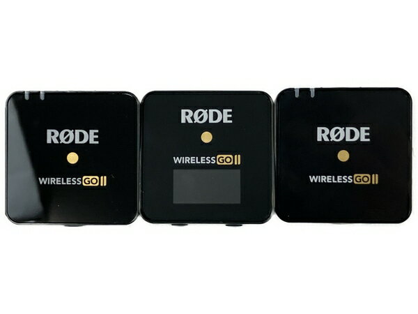 【中古】 RODE WIRELEES GO II ワイヤレスマイクシステム ロードマイクロフォンズ 音響 ケース付き N8314410