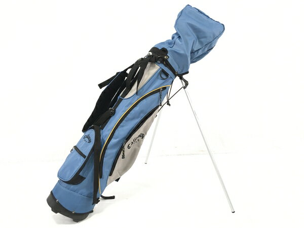 【中古】 Callaway GEMS ゴルフ クラブ 8本 セット バッグ付き ライトブルー T6289619