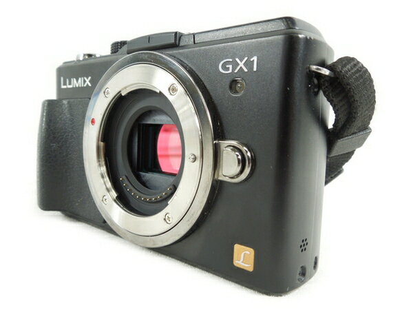 【中古】 Panasonic パナソニック LUMIX GX1 ボディ DMC-GX1-K カメラ ミラーレス一眼 エスプリブラック S2842249