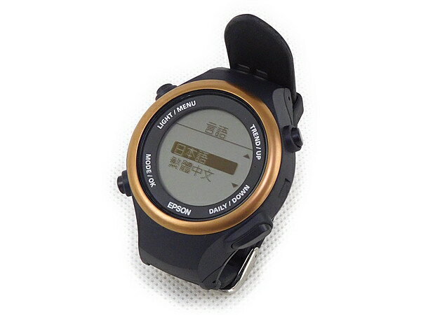 【中古】 EPSON パルセンス 腕時計型 脈拍計 測機能付活動量計 PS-600 N1797258