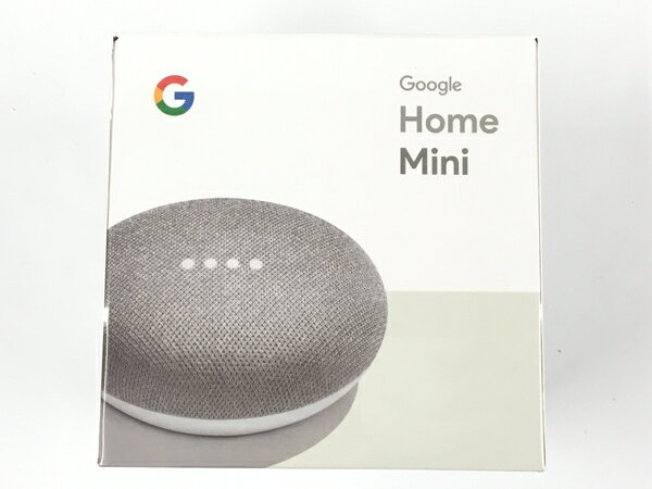 未使用 【中古】 Google グーグル GA00210-JP スマートスピーカー Google Home mini チョーク T6840810