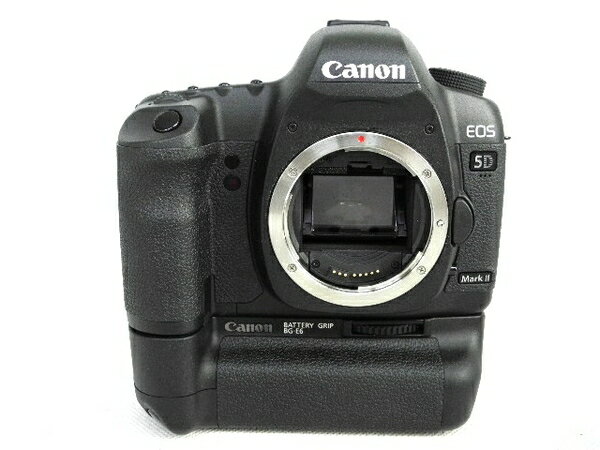 【中古】 Canon EOS 5D MarkII 2 BG-E6 デジカメ デジイチ デジタル カメラ 一眼レフ 縦位置 グリップ 付 N2676790