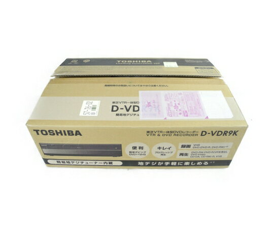 未使用 【中古】 TOSHIBA 東芝 D-VDR9K DVDレコーダー VTR一体型 N33797 ...