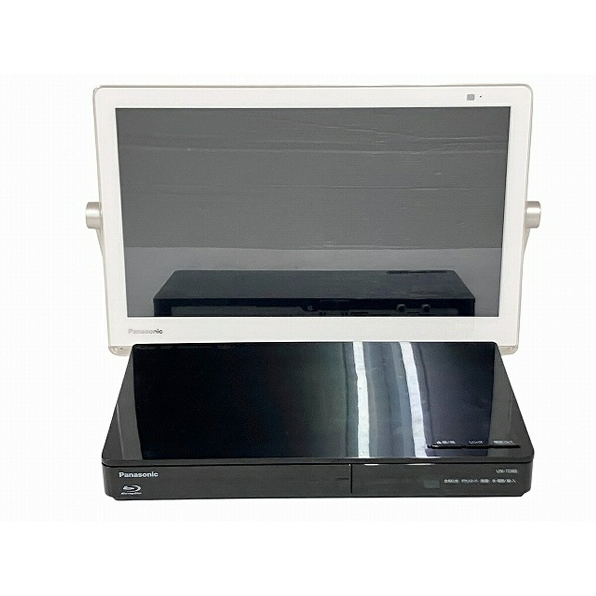 【中古】 Panasonic UN-15CTD8D UN-TD8S 防水 ポータブル テレビ モニター チューナーセット パナソニック 2018年製 中古 O10553966