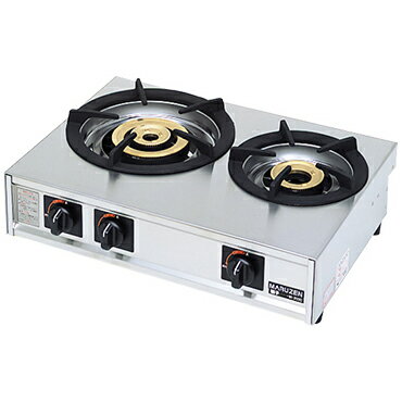 新品 マルゼンガステーブルコンロ親子 M-212C 595×420×160mm 送料無料（沖縄・北海道・一部離島を除く）メーカー直送 車渡し 保証1年