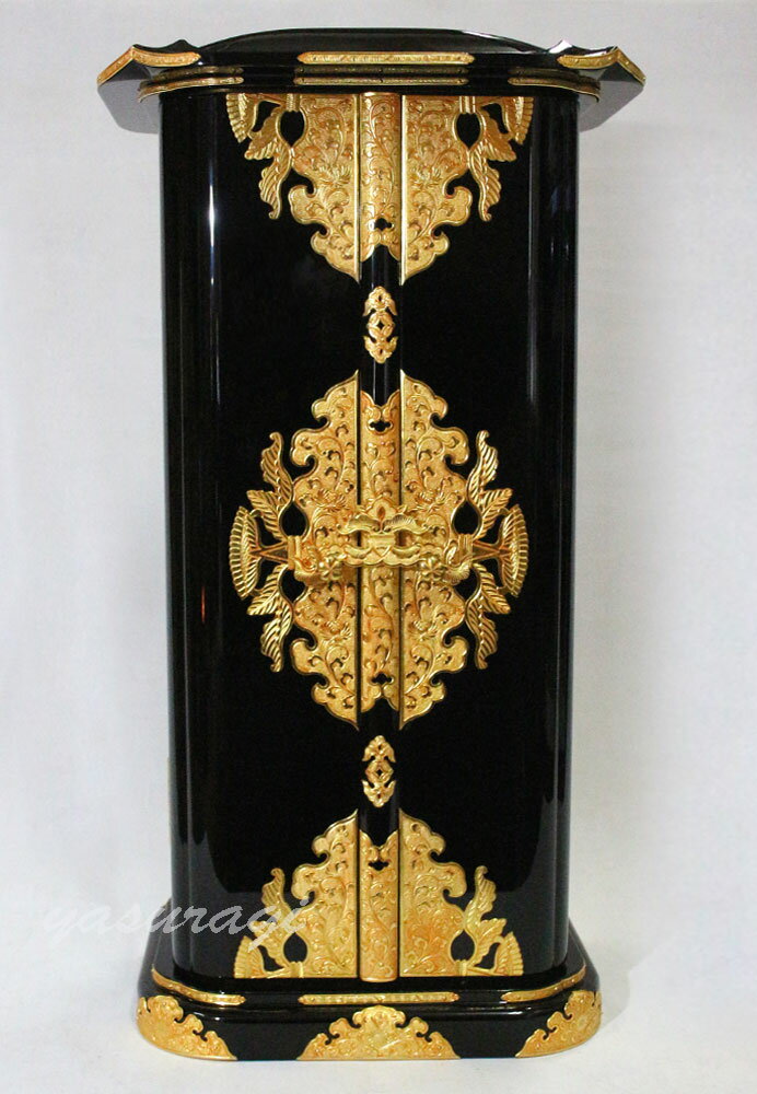 普通巾 黒塗 木瓜厨子 戸丈1.8尺(54cm) 日本製