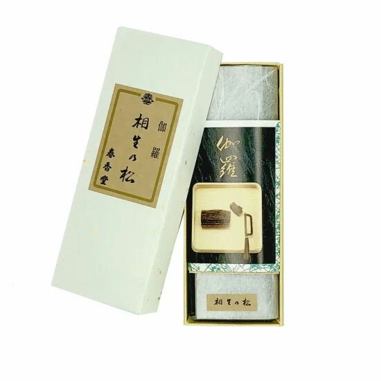100%天然伽羅線香『相生の松』短寸バラ紙箱 (40本入) 日本製