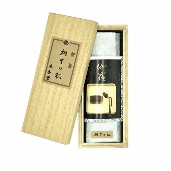 100%天然伽羅線香『相生の松』短寸バラ桐箱 (80本入) 日本製