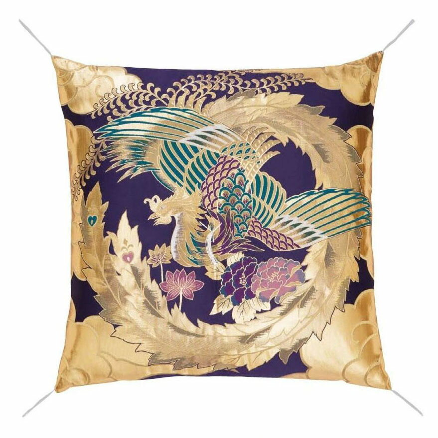 御前座布団「一釜翼鳳凰 (圧縮綿)」日本製