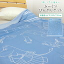 ひんやり お昼寝ケット ムーミン 冷感 タオルケット 85×115cm 涼感 夏掛け 肌掛け クールケット 接触冷感 おひるねケット ベビーケット 涼しい キッ...