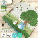 となりのトトロ バスタオル 「空の散歩」 60×120cm 綿100% やわらか スポーツタオル お昼寝ケット プール スイミング 海水浴 お風呂上がり 湯上が...