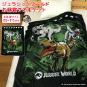 お昼寝ケット ジュラシックワールド 恐竜 85×115cm タオルケット 綿100% ブランケット おひるねケット お昼寝タオルケット ベビーケット タオル ビ...