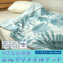 タオルケット 接触冷感 ハーフサイズ ひんやり ケット シダ...