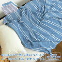 タオルケット 涼感 シングル ひんやり ケット ボーダー柄 ...