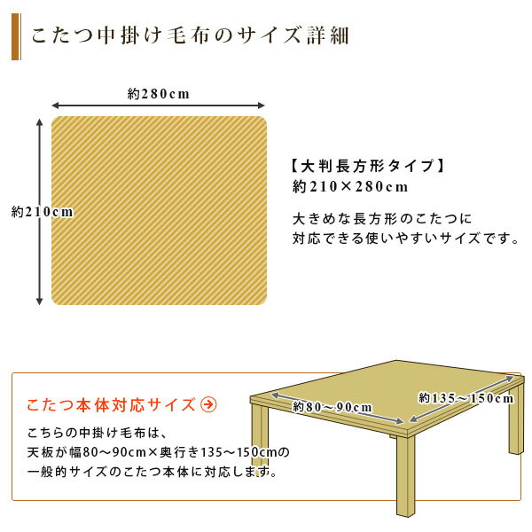 こたつ中掛け毛布 超大判長方形 210×280cm なめらか フランネル こたつをもっと暖かに省エネ こたつ毛布 こたつカバー 中掛け 毛布 こたつ布団 こたつ掛け布団 ソファーカバー ブランケット マルチカバー コタツ 炬燵 節電 無地 あったか 【送料無料】