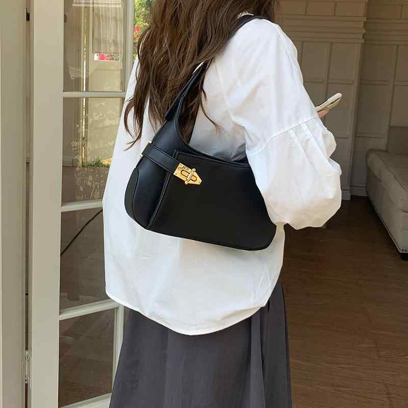 レディース バゲットバッグ レトロ 高級感 通勤用 ユニーク 上品 ショルダー ハンドバッグ コンパクト 鞄