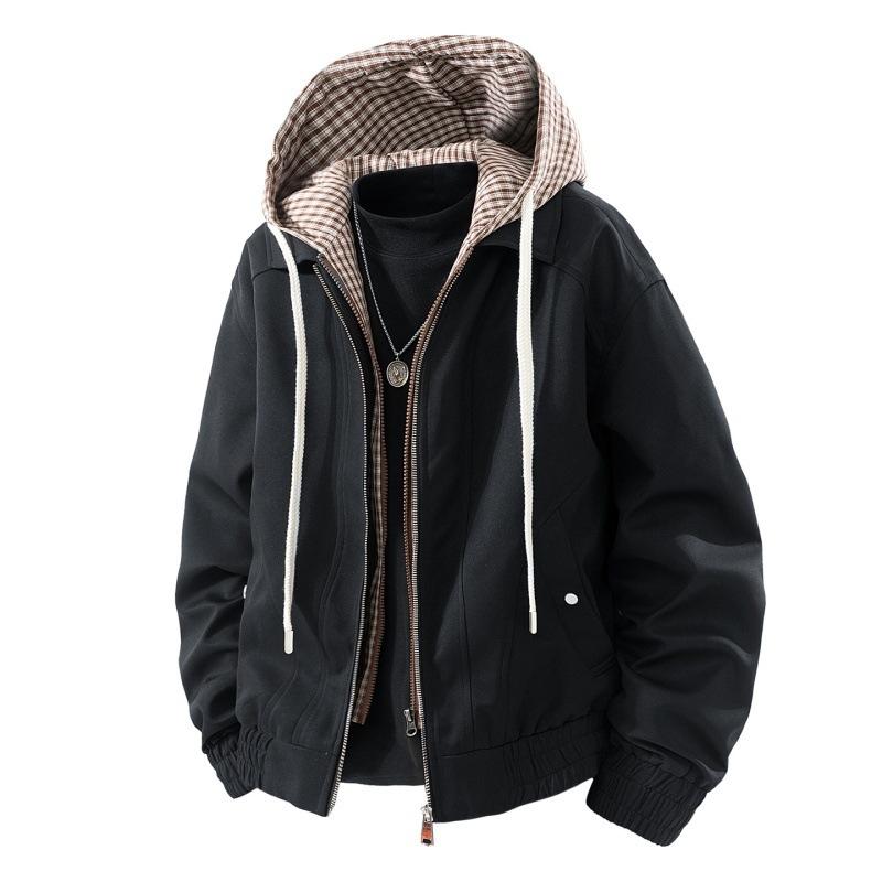 フードジャケット メンズ 秋冬 防風 ゆったり アウトドア ワークカジュアル 暖かレイヤード 軽量 普段使い