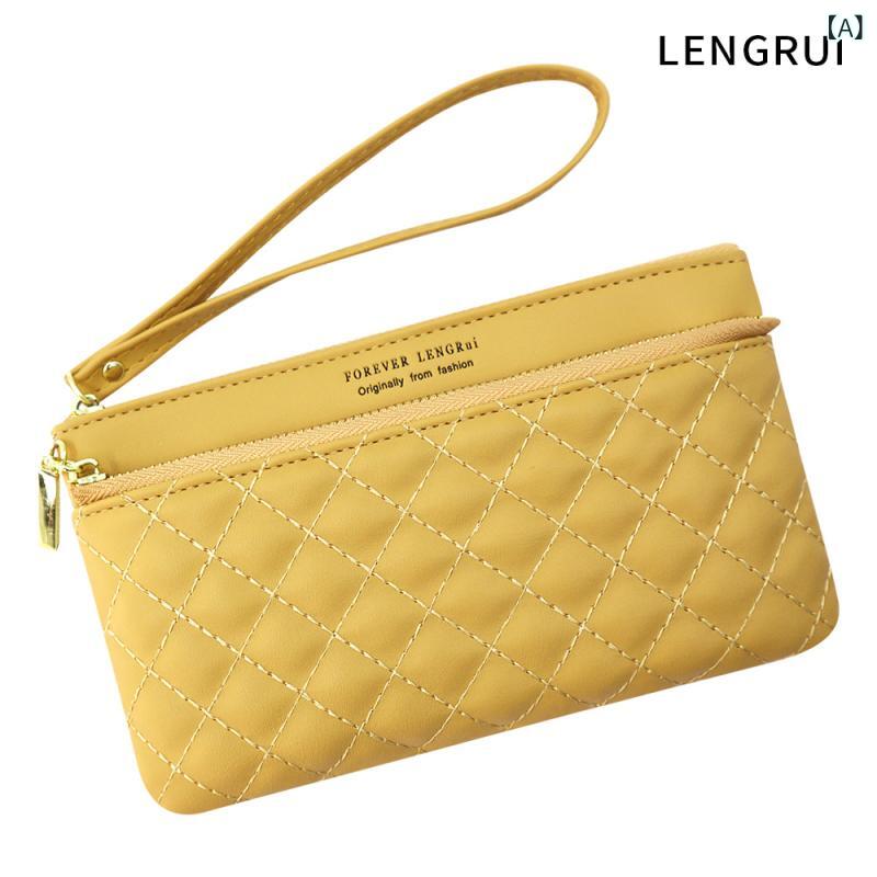 長財布 レディース シンプル 大容量 ジッパー付き 手持ちタイプ