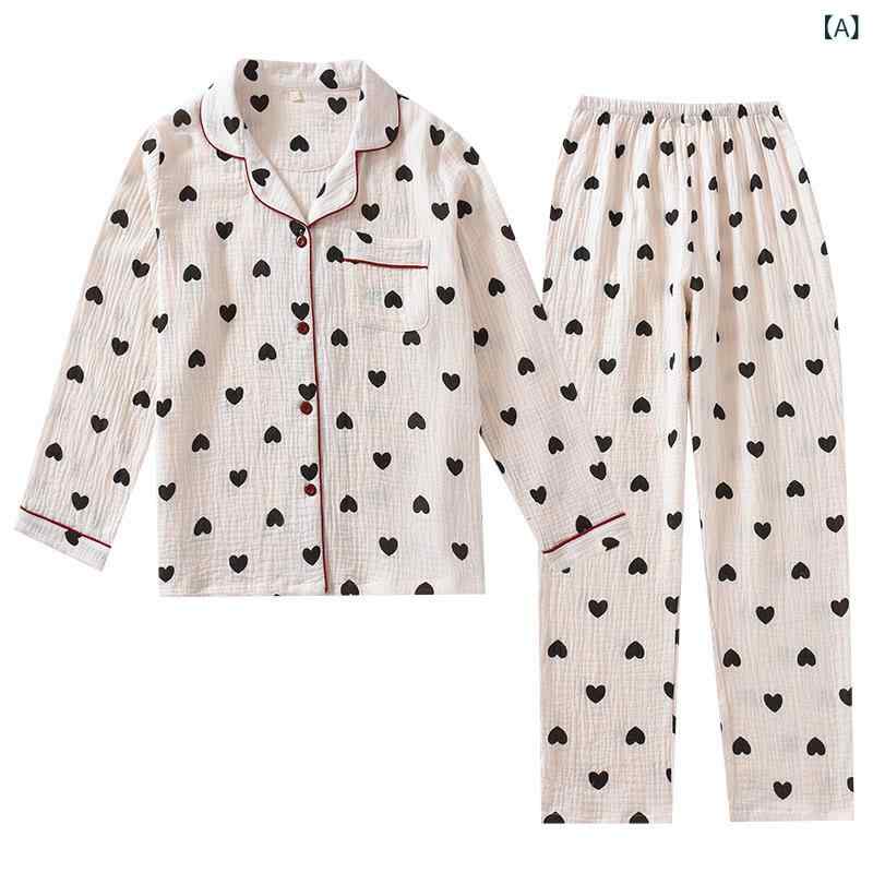 Pajamas, Nighty - パジャマ レディース 上下セット ルームウェア 部屋着 長袖 長ズボン ナイトウェア セットアップ 無地 シンプル ベーシック 定番 リラックス スタンダード きれいめ カジュアル
