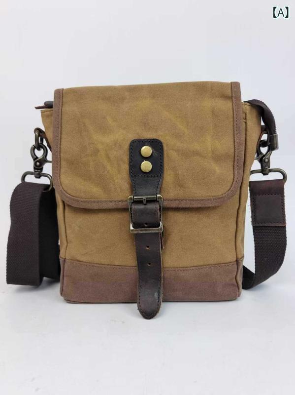 Boston Bags - ショルダーバッグ メンズ 斜めがけ 帆布 キャンバス素材 メッセンジャーバッグ 収納力抜群 丈夫 旅行 通勤 通学 アウトドア カジュアル シンプル 大容量 耐久性 整理整頓しやすい 鞄 かばん