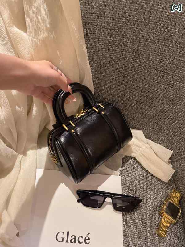 ボストンバッグ レディース 軽量 2WAY 手提げ ミニボストン ショルダー 斜めがけ 合成皮革 トラベルバッグ 大人カジュアル 通勤通学用 シンプル 自立型 マチ広 撥水