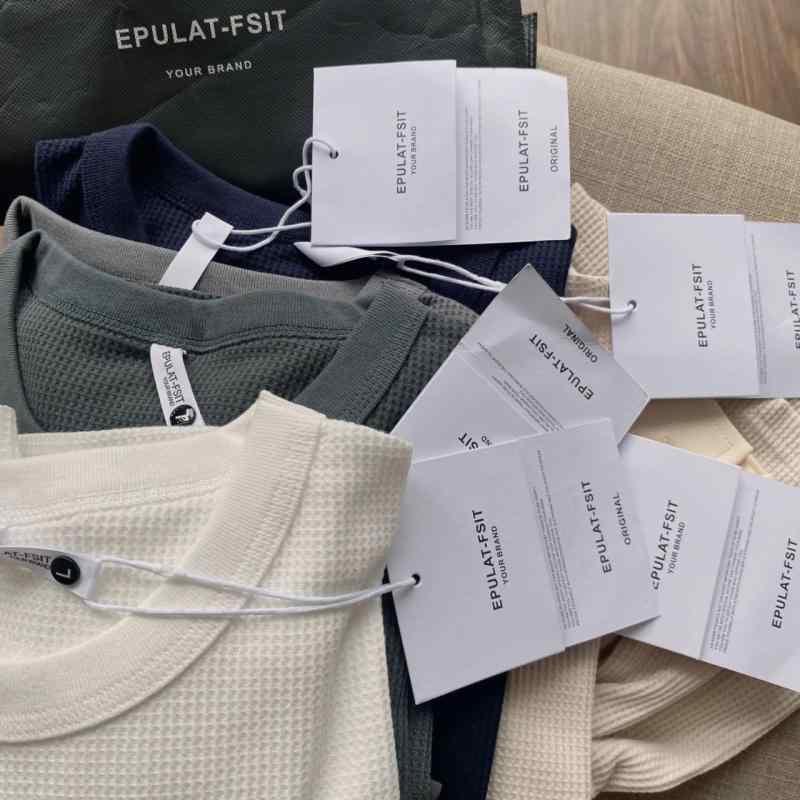 長袖Tシャツ メンズ ワッフル生地 重厚感 ニット ティーシャツ クルーネック インナー トップス 重ね着 カジュアル シンプル 無地 厚手 ゆったり 通気性 動きやすい 秋服 冬服 オールシーズン