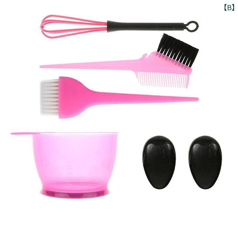 ヘアケアセット レディース セルフカラー 染毛剤 6点セット 染毛ツールキット ヘアカラー用品 プロ仕様 理容室 ケアグッズ ヘアケア 自宅で簡単 髪染め 道具 髪ケア 染髪セット 使いやすい 効率的 yasuragisss-11060598 やすらぎマーケット サンプル画像2