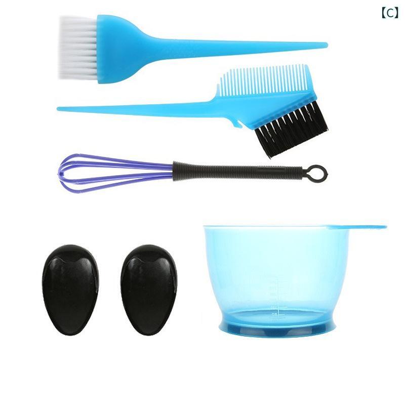 ヘアケアセット レディース セルフカラー 染毛剤 6点セット 染毛ツールキット ヘアカラー用品 プロ仕様 理容室 ケアグッズ ヘアケア 自宅で簡単 髪染め 道具 髪ケア 染髪セット 使いやすい 効率的 yasuragisss-11060598 やすらぎマーケット サンプル画像3