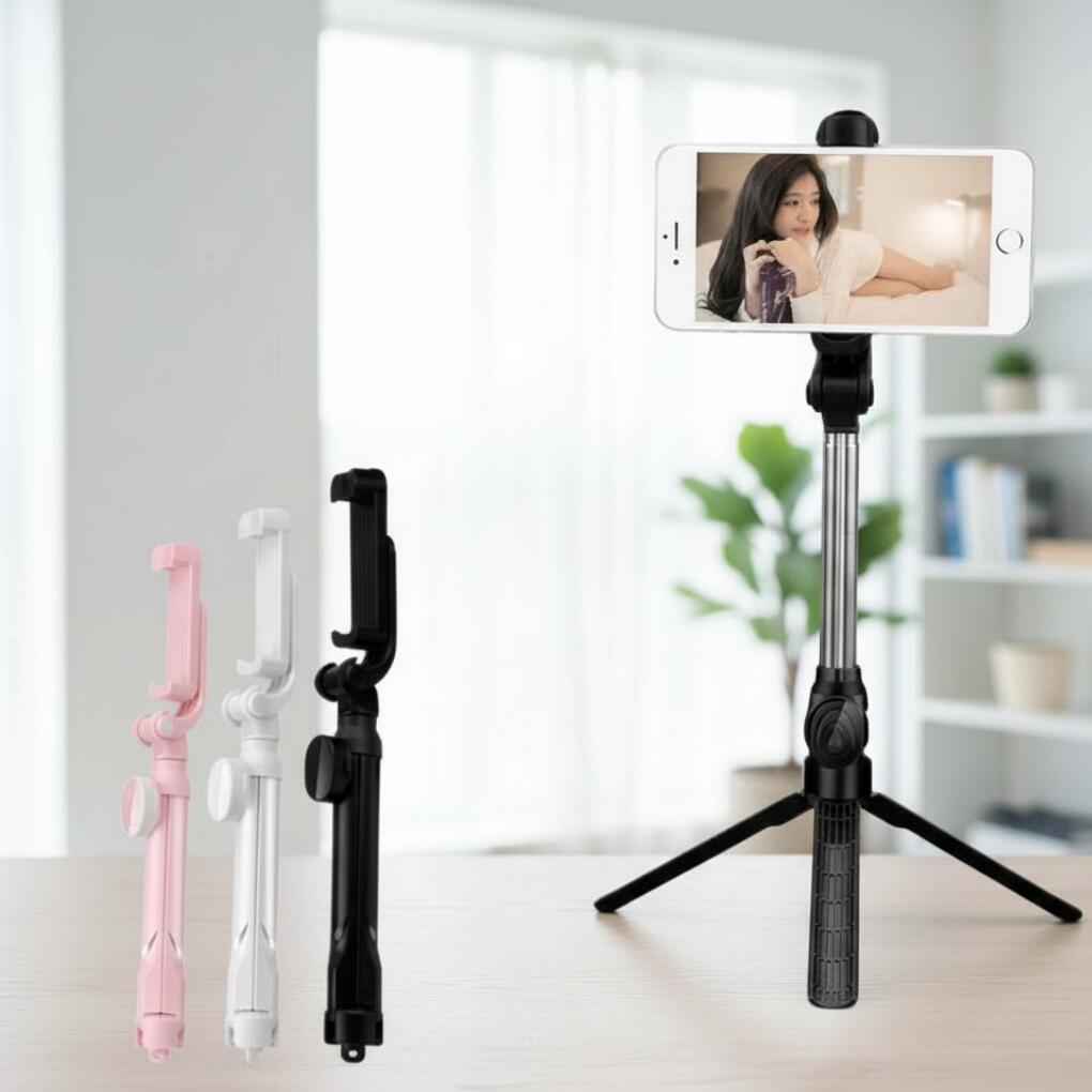 【iPhoneにもしっかり対応】 【簡単高さ調整】 スマホ三脚 スマホスタンド 長い 高い 携帯 自撮り棒 iphone アンドロイド iphoneスタンド 軽量 コンパクト 便利 新スマホホルダー タイプ コンパクト三脚 リモコン操作 ビデオカメラ 3段階伸縮 270度回転