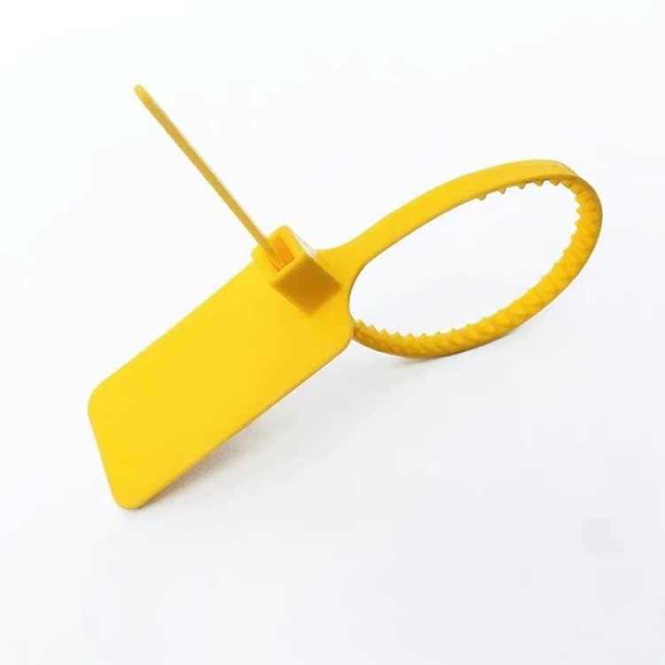 25個セット 使い切り タグ 使い捨て セルフロック式 封印タグ 結束タグ 自動ロック...