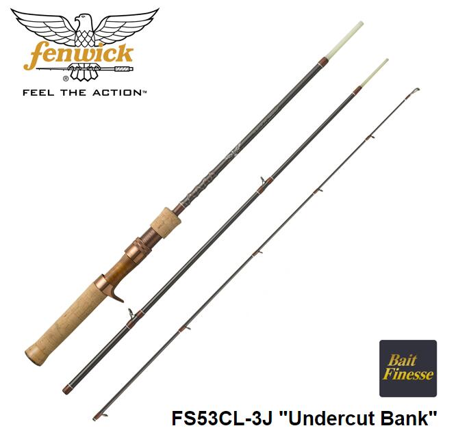 フェンウィック/fenwick FS53CL-3J Undercut Bank 渓流ベイトフィネスロッド