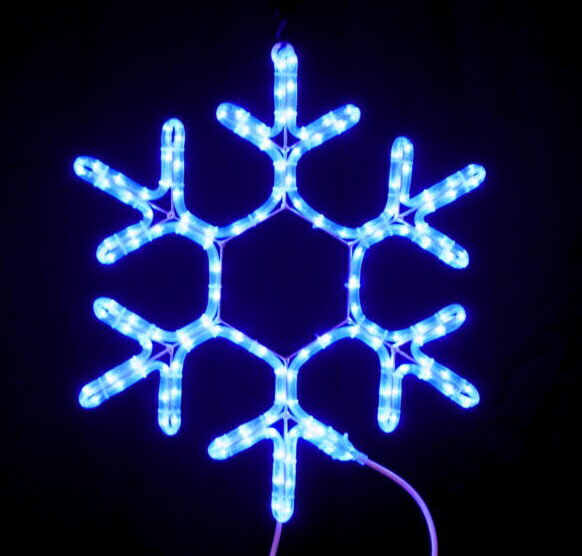 ブランチスノーフレーク青LEDイルミネーションライト