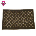 【中古】【美品】LOUIS VUITTON ルイ・ヴィトン クヴェールチュールスモール キャットグラム ネコ ブランケット ひざ掛け 毛布 ウール カシミヤ M...