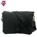 【中古】【美品】LOEWE ロエベ ゴヤ パファー ナイロン ショルダーバッグ ブラック ユニセックス *k932*