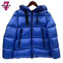 【中古】MONCLER モンクレール ダウンジャケット ナイロン SERIN D20934637349 サイズ0号 レディース ブルー *k932*