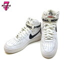 送料無料【中古】ナイキ シュプリーム NIKE AIR FORCE 1 HIGH SUPREME SP スニーカー ホワイト 靴 メンズ シューズ 27.5cm レザー エアフォース1 ハイシュプリーム ファッション ロゴ ブランド…