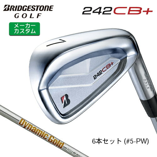 【メーカーカスタム】ブリヂストン 242CB+ アイアン 6本セット (#5-PW) 右用 Dynam...