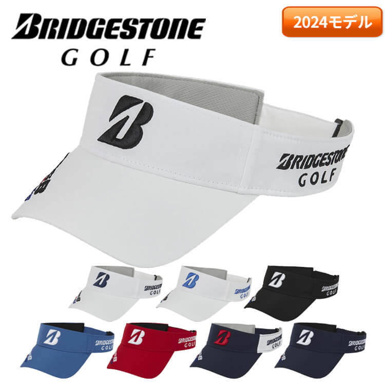 ブリヂストン ゴルフ プロ モデルバイザー CPG24B メンズ 2024年モデル 帽子 BRIDGESTONE GOLF サンバイザー